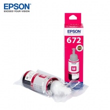 爱普生（EPSON） T6721 6721原装墨水L221/L363/L351/L565/L455 墨仓式打印机墨水T672系列四色套装 原装 自营