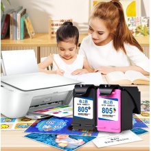格之格805墨盒 适用惠普2700墨盒 hp2720 2332 1210 2722 1212 2729 2721打印机墨盒805xl可加墨水 彩色