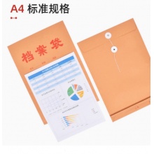 V-国产 档案袋 牛皮纸 A4