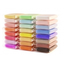 国产 超轻黏土 超轻粘土24色*100g套装儿童无毒彩泥