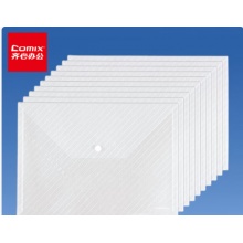 V-齐心 按扣袋 C330 A4