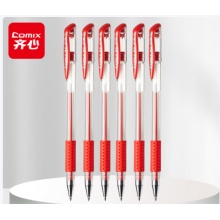 齐心 中性笔 GP306 0.5mm 红色