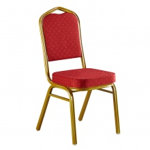 叁沃 宴会大厅椅子会议培训椅 红色定制