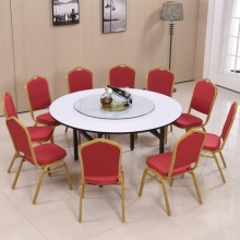 叁沃 宴会大厅椅子会议培训椅 红色定制