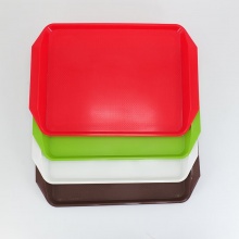 冰禹BYW-187 长方形餐盘 食堂酒店快餐店专用上菜托盘 绿色