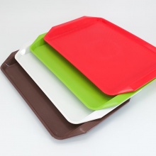 冰禹BYW-187 长方形餐盘 食堂酒店快餐店专用上菜托盘 绿色