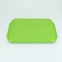 冰禹BYW-187 长方形餐盘 食堂酒店快餐店专用上菜托盘 绿色