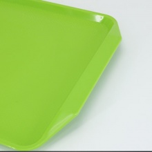 冰禹BYW-187 长方形餐盘 食堂酒店快餐店专用上菜托盘 绿色